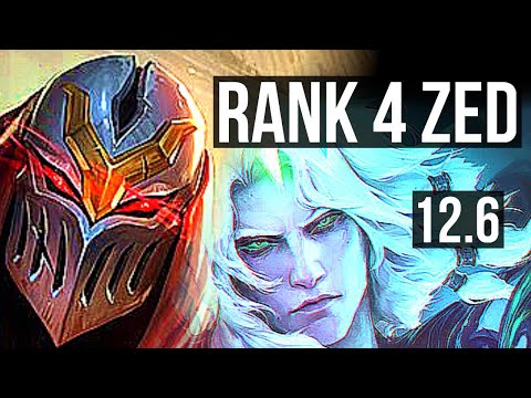 ZED vs VIEGO (JNG) | Rank 4 Zed, 11/1/4, Legendary | NA Challenger | 12.6