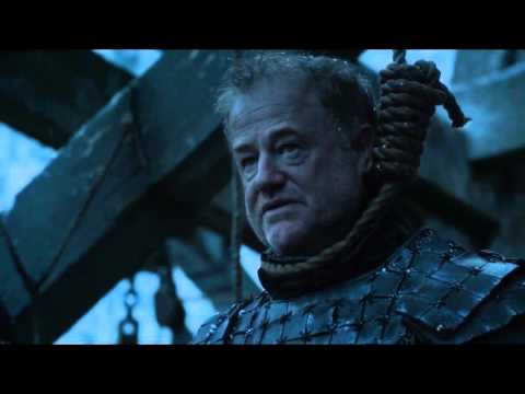 S6|E3 Game of Thrones - Jon Snow executes Alliser Thorne and Olly