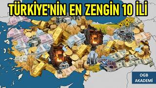 Türkiye'nin En Zengin 10 İli 2026