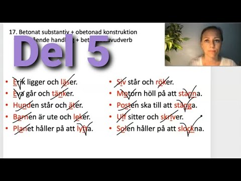 Del 5 - Uttal, satsbetoning SFI/SVA grund