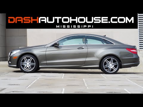 Dash Autohouse Presents a 2010 Mercedes-Benz E550 Coupe Launch Edition 601-651-0785