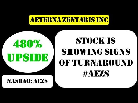 Aeterna Zentaris Inc Stock is showing signs of turnaround #aezs - aezs stock