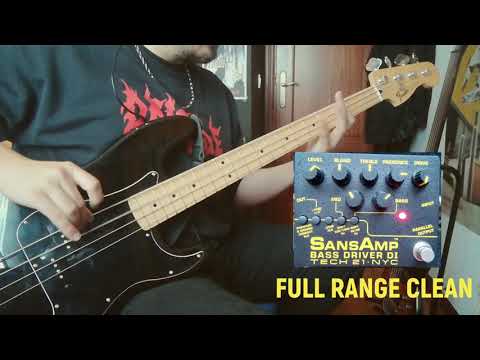 Tech 21 SansAmp Bass Driver DI (Manual Sample Settings)