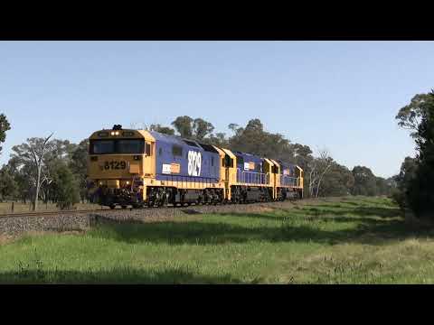 Trains on the Parkes to Manildra Railway Part 1