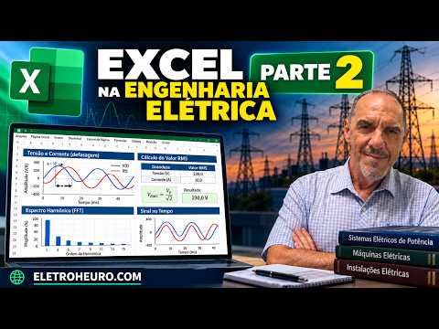 Episódio 2 da série Excel Aplicado à Engenharia Elétrica