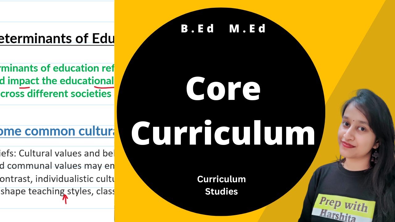 Core Curriculum | Curriculum Studies