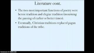 Introduction to Beowulf/Anglo Saxon Society