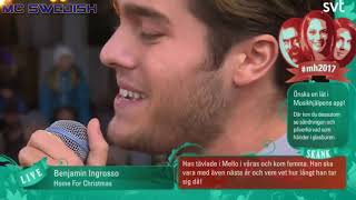 Benjamin Ingrosso - Home For Christmas | Live ✰ Musikhjälpen 2017 ✰