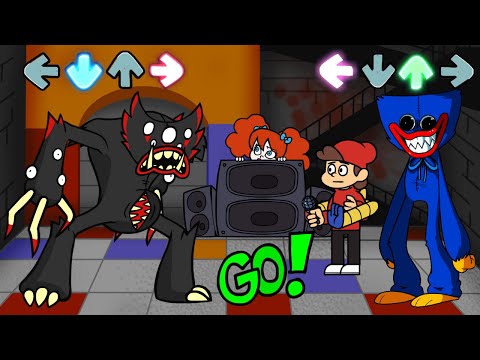 Friday Night Funkin' -  Killy Willy vs Huggy Wuggy & Player (Playtime) [Poppy Playtime x FNF]