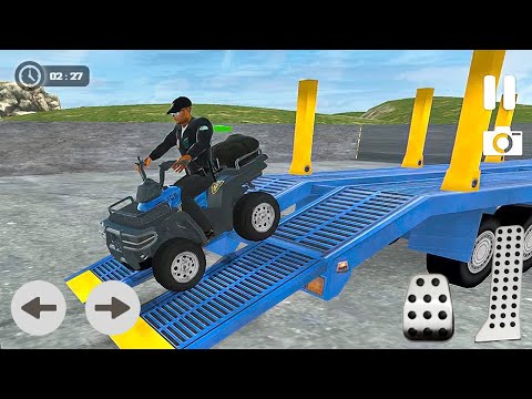 Police ATV Bike Transporter Truck Simulator - Android Gameplay