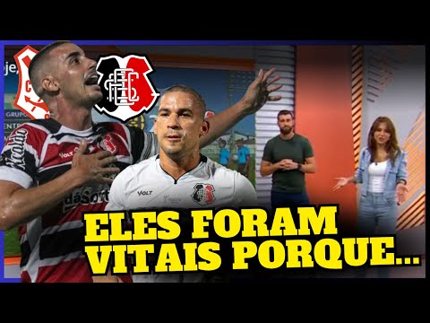DANNY MORAIS from GE ANALYZES SANTA CRUZ'S CHANGE IN STANCE IN THE VICTORY AGAINST SERGIPE IN SER...