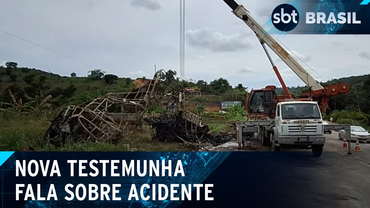 Nova testemunha contradiz versão sobre acidente na BR-116 em Minas Gerais | SBT Brasil (24/12/24)