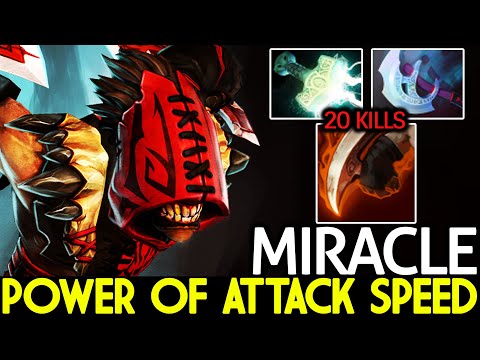 MIRACLE [Bloodseeker] Imba Hero Carry is Back! Power of Max Attack Speed Dota 2