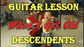How To Play &quot;When I Get Old&quot; by Descendents - Guitar Lesson (with guitar tab!)