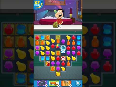 Family Guy - Another Freakin' Mobile Game : Level 33 - 3 stars! No Boosters!