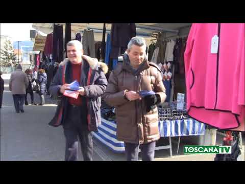 2018-02-28 FIRENZE - LA LISTA INSIEME AL MERCATO DI CALENZANO