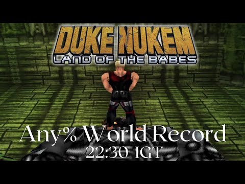 Duke Nukem: Land of the Babes Any% Speedrun (22:30 IGT) [World Record]