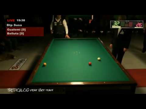 GUALEMI vs BELLUTA - SEMIFINALE 5^PROVA BILIARDO BTP 2016 SANT'ANTONINO dI SUSA