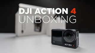 DJI ACTION 4 UNBOXING (Filmed with the DJI Pocket 3)