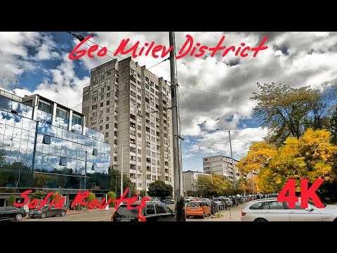 SHORT WALK THROUGH GEO MILEV DISTRICT | SOFIA BULGARIA | 4K |