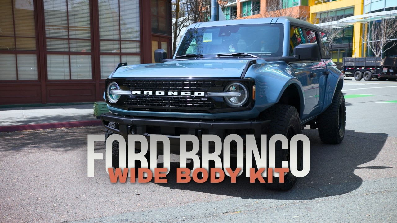 Ford Bronco Fiberwerx Widebody Kit + KMC Wheels