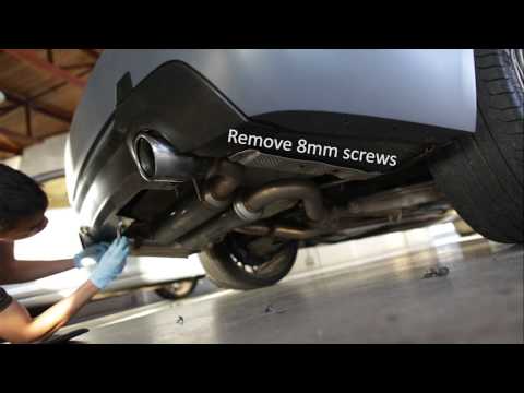 HOW TO BMW E92 3 series rear bumper removal DIY