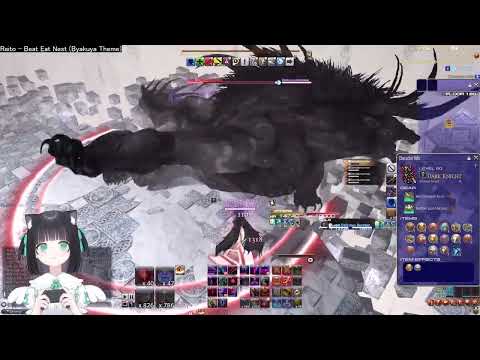 FFXIV - PotD 180 Boss DRK Solo Buffed Healing Strat (7.11)