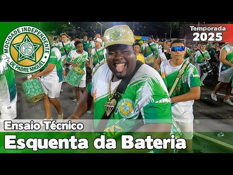 Mocidade 2025 | Esquenta da Bateria - Ensaio Técnico |  Samba ao vivo #ET25