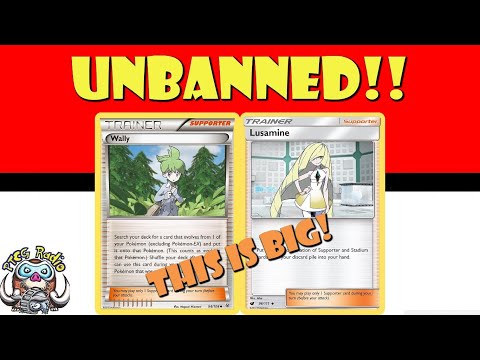 Pokémon Just UNBANNED Wally and Lusamine - This is BIG! (Pokémon TCG News)