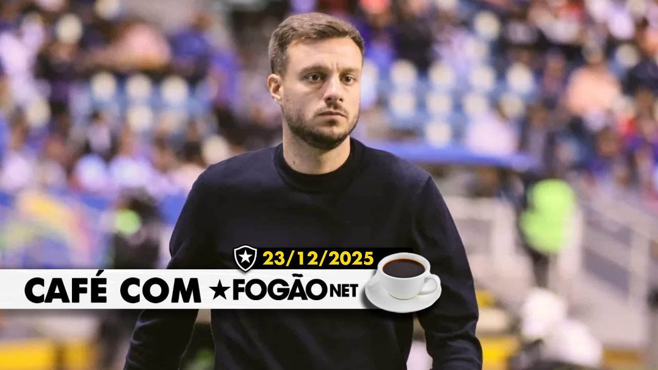 LIVE CAFÉ COM FOGÃONET | Martín Anselmi é bem avaliado no Botafogo; John Textor começa entrevistas
