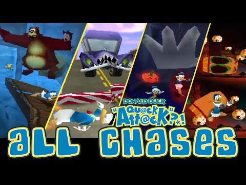 Donald Duck Quack Attack All Chases (PS1)