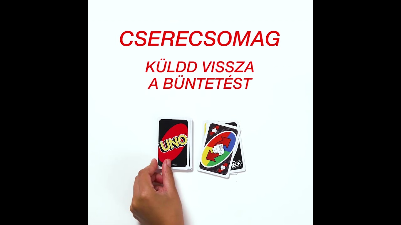 UNO: Visszafordító pakk kiegészítő kártyacsomag - Mattel videó
