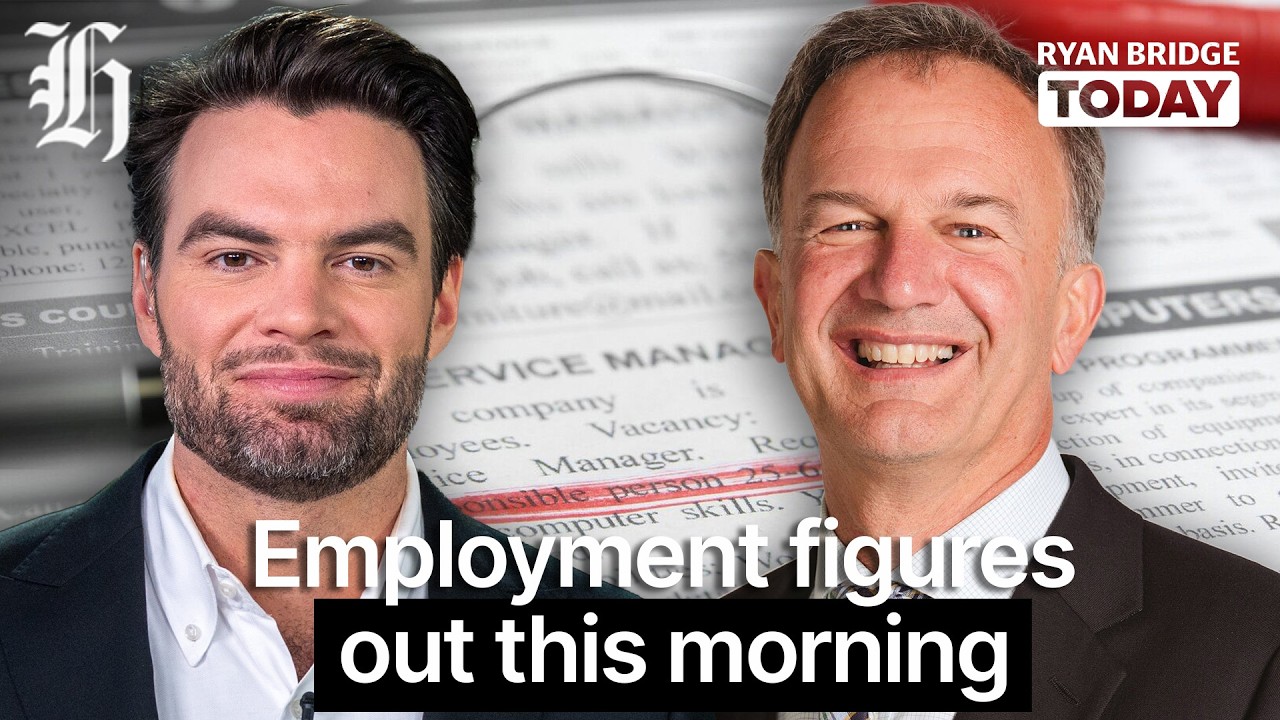 Employment figures out this morning | Ryan Bridge TODAY