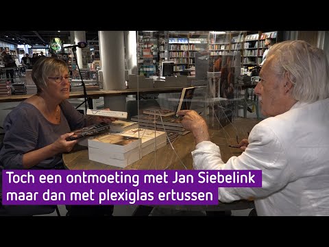 Eindelijk Jan Siebelink ontmoeten, maar wel met plexiglas ertussen