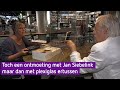 Eindelijk Jan Siebelink ontmoeten, maar wel met plexiglas ertussen