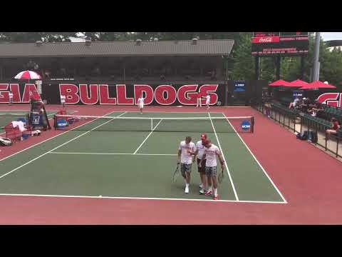 JJ Wolf Highlights: Ohio State vs Oklahoma #3 Doubles NCAA Tennis Tournament 2017