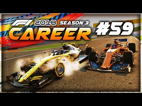 F1 2018 Career Mode Part 59: WTF WAS HE DOING?! TITANIC SCRAPS AT JAPAN!