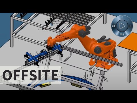 Robotic Steel Wall Panel Production Virtual Prototyping