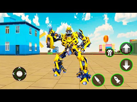 Robot Transform Wars - Helicopter Air Robot Car Transformation | Android GamePlay