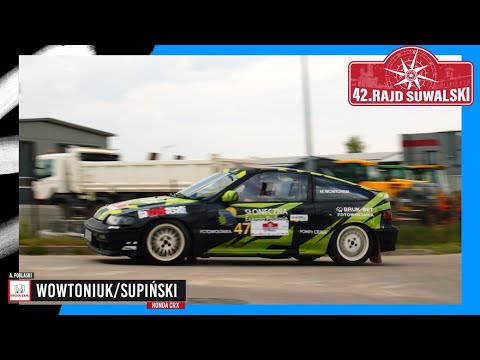 Wowtoniuk/Supiński #hondacrx - 42 Rajd Suwalski U.T. Jurewicz 2023
