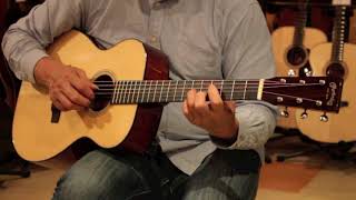 Video thumbnail for Martin Custom Shop 00-18 Engelmann Spruce Demo - Player 細川MASH by Dolphin Guitars