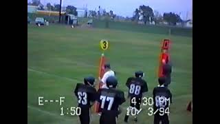 preview picture of video 'JRHFB Ellendale ND vs LaMoure ND 10/3/1994'