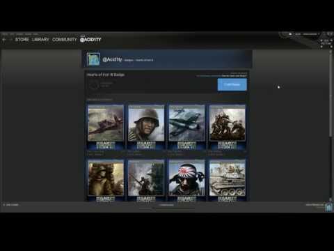 Steam Trading Cards - Hearts of Iron III Level 1 Badge Crafting