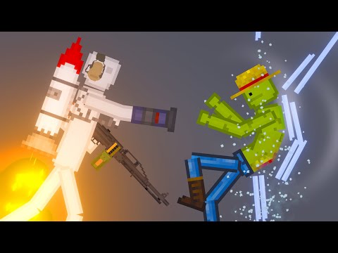 Melon Humans Fight People in People Playground