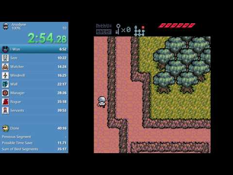 Anodyne 100% Speedrun in 33:59