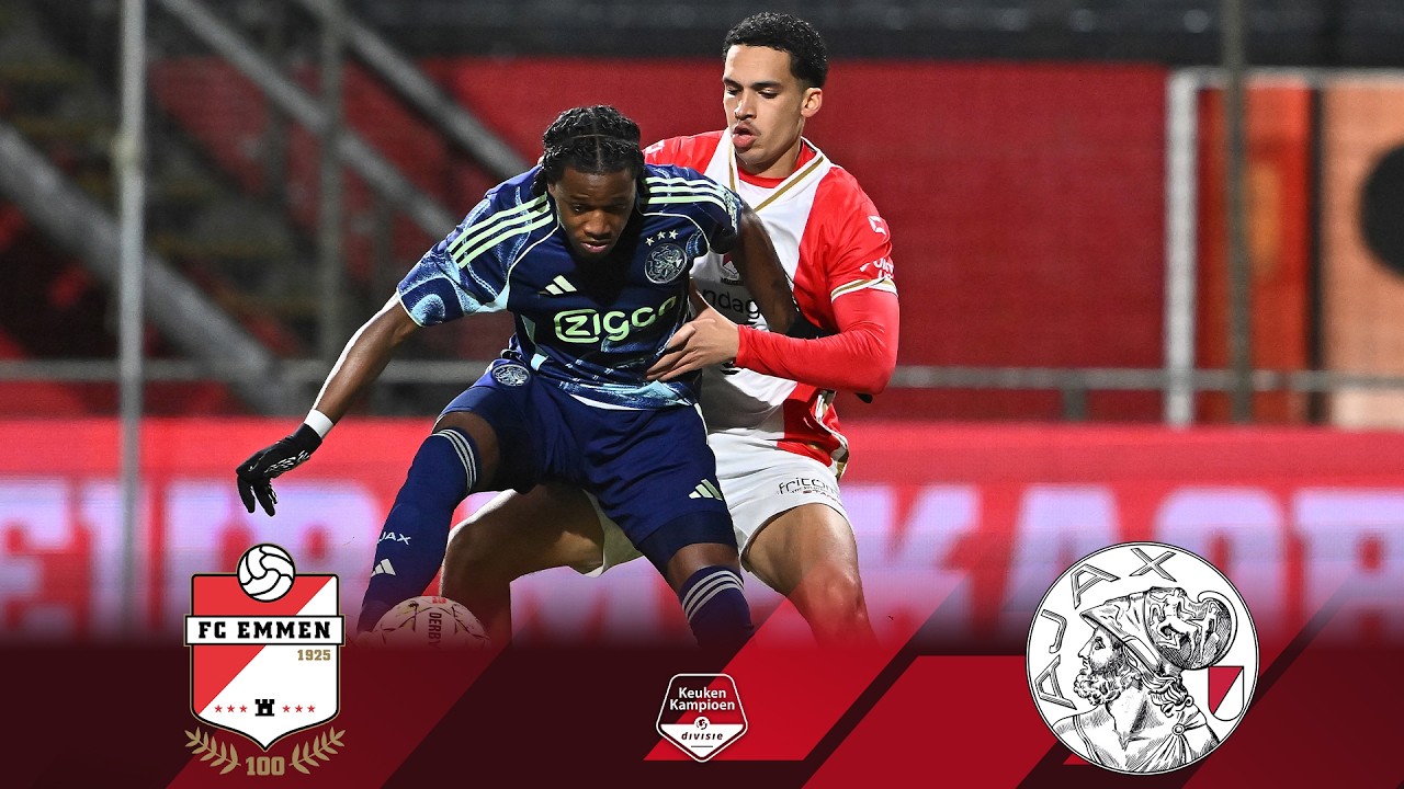 Emmen vs Jong Ajax Highlights