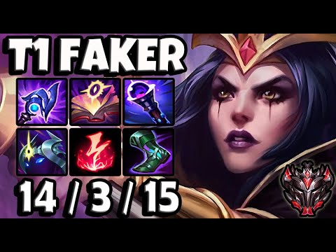 T1 Faker LEBLANC vs AHRI [ MID ] Patch 11.15 Ranked Korea ✅