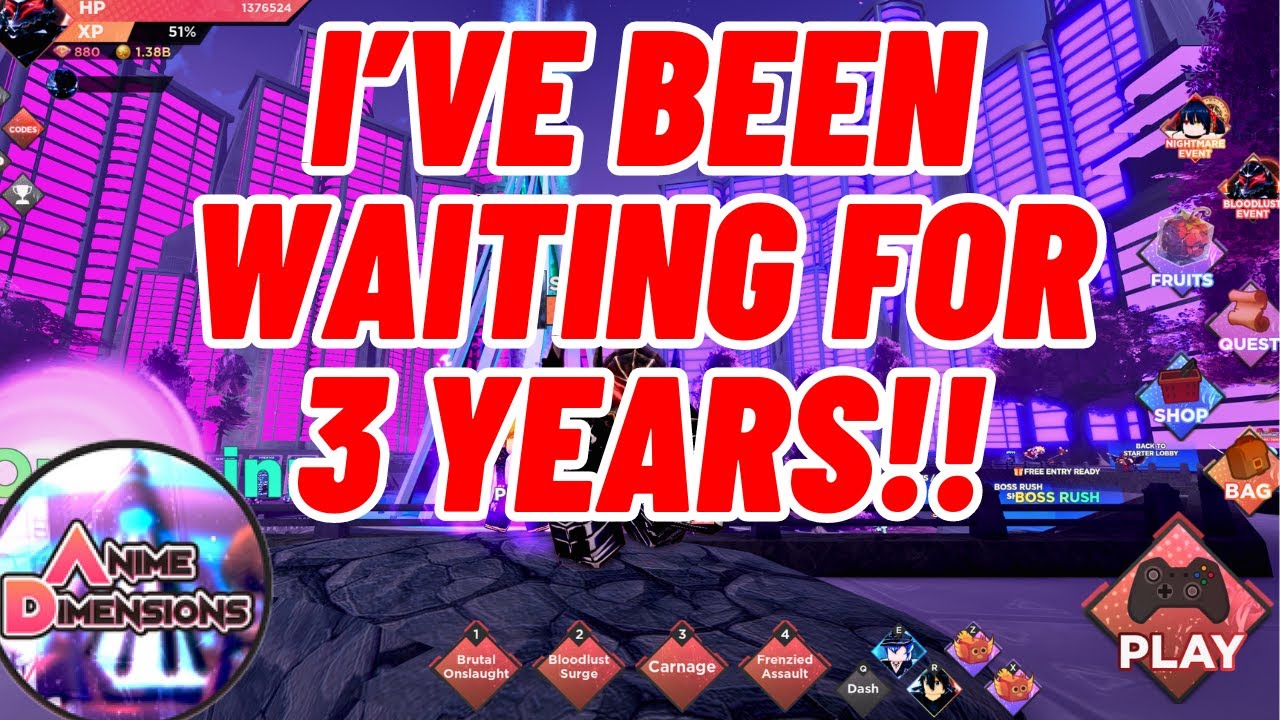 The Anniversary Update Prediction in Anime Dimensions!! #roblox