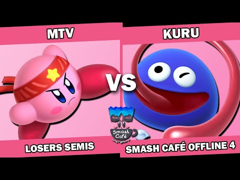Kuru (Gooey) vs MTV (Fighter/Archer) - OFFLINE Kirby Fighters 2 Tournament - Smash Cafe 06/29/22