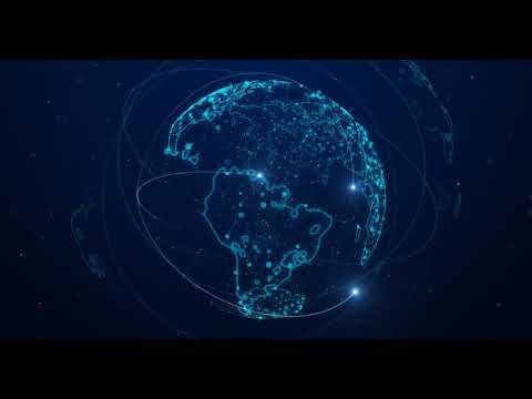 high tech digital earth background 4 k KWC32SJ